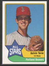 Kelvin Torve 1989 Triple A All-Stars CMC #32  Portland Beavers  Minnesota Twins