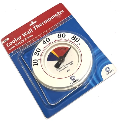 COMARK CWT 10-80 F Cooler Wall Thermometer HACCP Zones NEW - Image 1 of 2