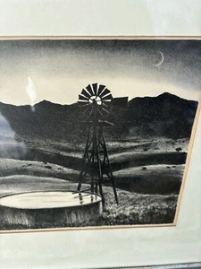 Lithograph Print Peter Hurd Vintage - Picture 1 of 7