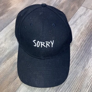 Justin Bieber Sorry Nissin Black Papá Sombrero Correa Ajustable - Imagen 1 de 3