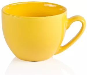 Große Tasse XXL Jumbotasse Jumbo Becher 600ml Teetasse Suppentasse Porzellan Gel - Bild 1 von 6