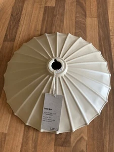 Lamp shade Dunelm Maya scalloped easy fit pendant NEW WITH TAGS taupe - Picture 1 of 5