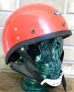 Rare Metallic Red Buco Scooter Half Helmet (DISPLAY HEAD NOT INCLUDED) - Picture 1 of 22