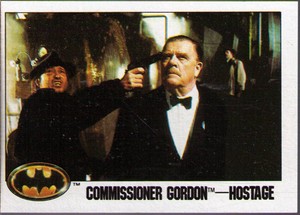1989 Topps Batman # 31 Commissioner Gordon - Hostage