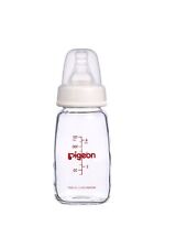 PIGEON Peristaltic teat NURSING BOTTLE SLIM 120ml GLASS baby