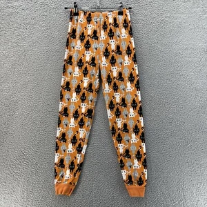 Gymboree Pajama Pants Boys Girls 10 Cats Print All over Halloween Fall Cotton - Picture 1 of 6