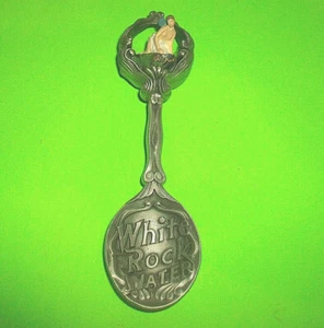⭐ FRANKLIN MINT COUNTRY STORE WHITE ROCK WATER ADVERTISING PEWTER SPOON ⭐ - Picture 1 of 2