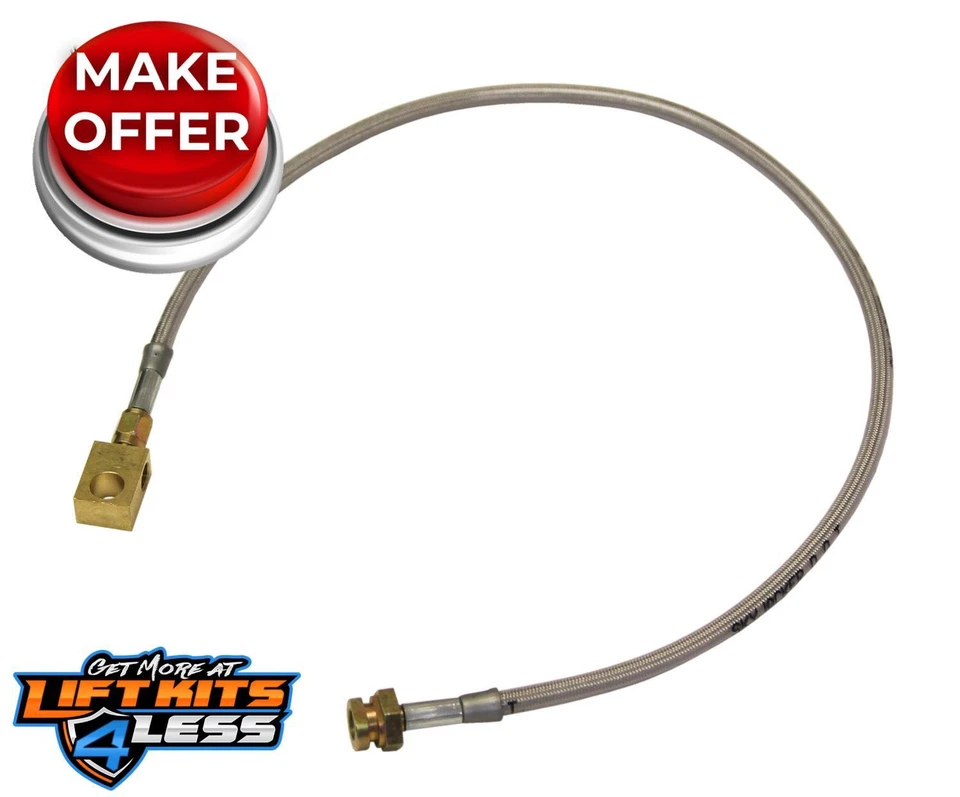 Skyjacker RBL65 Stainless Steel Brake Line Rear for 72-75 Dodge W100 Pickup Base - Image 1 of 2