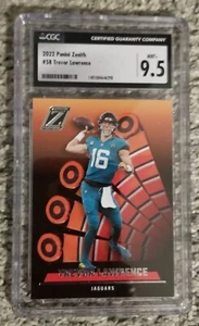 2022 NFL Football Panini Zenith #58 Trevor Lawrence Jaguars CGC MINT+ 9.5 ๐๐ฅ๐ฅ - Picture 1 of 2