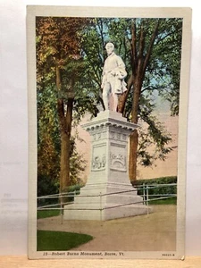 Robert Burns Monument: Barre, VT - Vintage Postcard - Picture 1 of 3