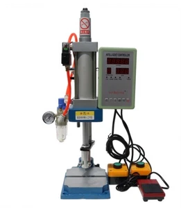 TECHTONGDA Digital Pneumatic Press Punch Machine 110V 440lb 200kg Double Control - Picture 1 of 7
