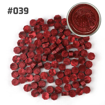 100 cuentas de cera de sellado para sello retro sello boda sobre tarjeta de invitación Foto 1 de 4