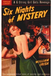 Six Nights Of Mystery, Copertina tascabile (Pulp) Art degli anni 40-50 Trading Card - Foto 1 di 2