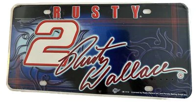 Winner’s Circle #2 Rusty Wallace Penske Nascar Decorative Metal License Plate - Image 1 of 4