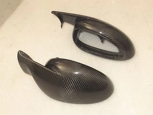 Cover specchio laterale fibra di carbonio (LHD) adatto per Porsche 911 997 987 MK1 Carrera cayman - Foto 1 di 5