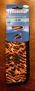 NEU Foster Grant Lesebrille weiches Etui Etui Tigermuster - Bild 1 von 2
