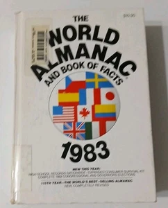 THE WORLD ALMANAC AND BOOK OF FACTS 1983 Pub HARDCOVER - Picture 1 of 10