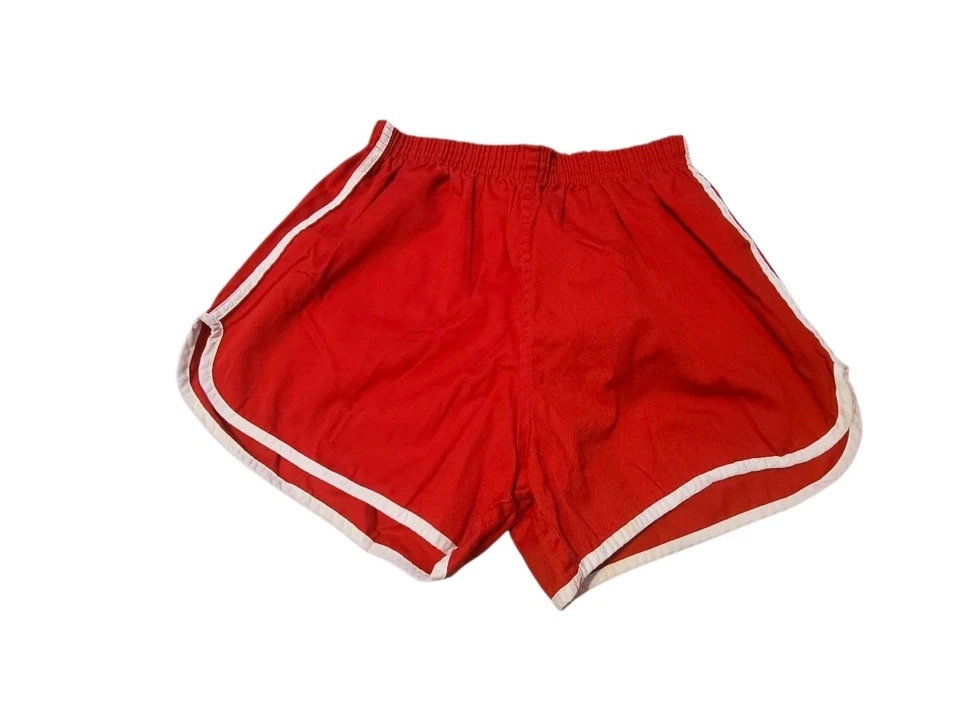 Винтажный 60-х 70-х SOFFE трек шорты красный женщин XL США сделано  - Изображение 1 из 3