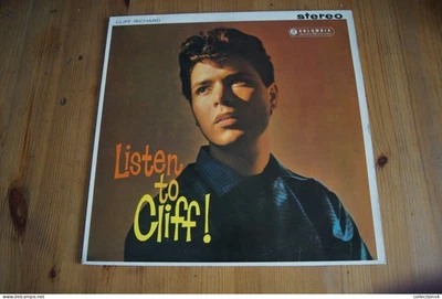 LISTEN TO CLIFF RICHARD LP BELGE DE 1984 REEDITION DU LP DE 1961 ETAT + - Photo 1/3