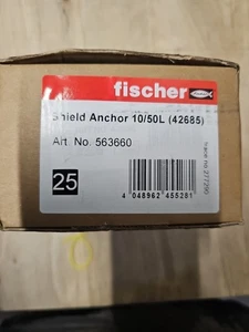 Fischer 42685 FWB Wallbolt 10/50 L Pack x 25 - Imagen 1 de 1