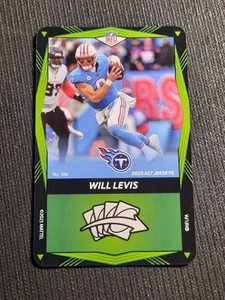2025 UNO Elite Alt Jerseys Green #106 Will Levis Tennessee Titans - Picture 1 of 2