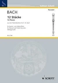 Twelve Pieces - The Notebook Anna Magdalena Bach Johann Sebastian Bach Book [Sof - Image 1 of 3