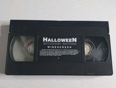 HALLOWEEN Extended Edition (VHS 2001) Horror John Carpenter Widescreen Myers  - Image 1 of 4