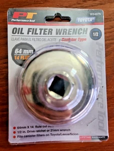 Oil Filter socket 64 mm 14 Flute 1/2 drive Tool for 2011 Toyota Highlander + - Picture 1 of 2