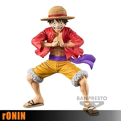 MONKEY D. LUFFY - GRANDISTA - ONE PIECE BANPRESTO FIGURE NEW & SEALED 21 cm - Immagine 1 di 3