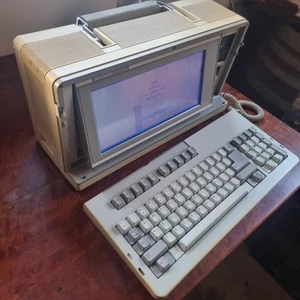 Vintage Sharp PC-7000A Portable Personal Computer Working PC - Bild 1 von 22