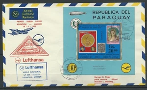 Paraguay Lufthansa Luftpost-Brief nach München, 1971 #1051389 - Bild 1 von 2