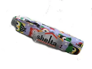 Shelta Compact Folding Rain Sun Umbrella -3729 Manual Mini Maxi Cartoon Owl - Foto 1 di 20