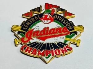 Cleveland Indians Chief Wahoo Pin American League Central Division Champion 2001 - Picture 1 of 2