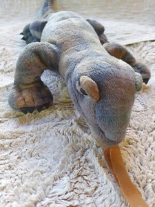 Wild Republic Lizard: Komado Dragon. Gray, Green, and Blue. 26 In Long. - Picture 1 of 8