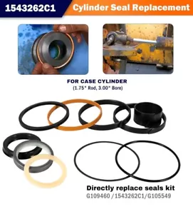 Kit de sello de cilindro hidráulico 1543262C1 G105549 G109460 para estuche 350 450 480C 580 - Imagen 1 de 6
