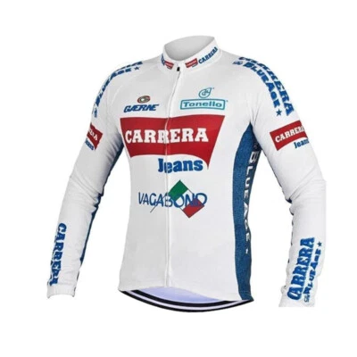 Camiseta deportiva de ciclismo Carrera para hombre Prendas para el torso Ciclismo Manga larga Jersey de bicicleta Retro Foto 1 de 4