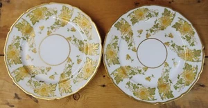 Limoges W. Guerin Cabinet or Charger Plate, Gold Gilt, Lot of 2 - Picture 1 of 5