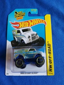 Hot Wheels Monster Dairy 2014 entrega plata 122/250 Little Bend Daredevils - Imagen 1 de 3