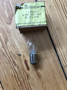 BOSCH GLÜHBIRNE 8787550003 GL6L2Q 4,8 VOLT 5W BA15D NEU BOSCH ORIGINAL - Bild 1 von 1