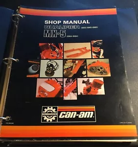 VINTAGE CAN-AM MOTORCYCLE QUALIFIER AND MX-5 SERVICE SHOP MANUAL (453) - Picture 1 of 3