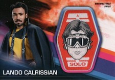 Solo A Star Wars Story, Lando Calrissian Manufactured Patch Card MP-LCH
