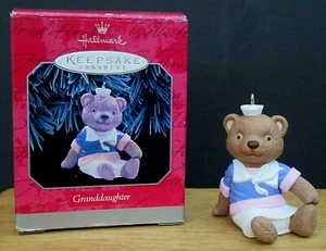 HALLMARK KEEPSAKE Ornament Granddaughter by John Collin Francis 1998 NIP - Picture 1 of 6