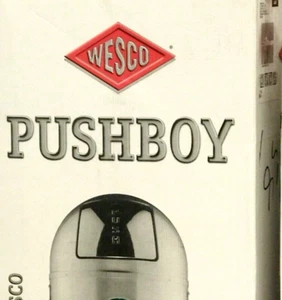WESCO Abfallsammler Abfalleimer Mülleimer PUSHBOY Rot 50L, H 755mm, Metall - Bild 1 von 1