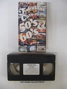 Fabulous Cars Of The 50's & 60's 1987 Simitar VHS - Imagen 1 de 2