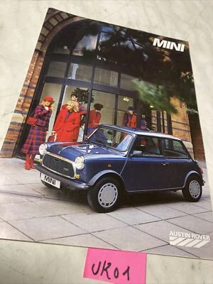 Austin Rover Mini 1986 Catalogo Prospectus Brochure Pubblicità Auto Vintage - Immagine 1 di 4