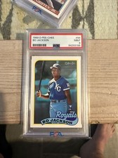 1989 O-Pee-Chee Bo Jackson #84 PSA 9 Mint
