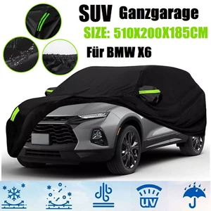 Lona de cubierta para BMW X6 190T garaje completo cubierta de coche garaje completo funda protectora UV - Imagen 1 de 10