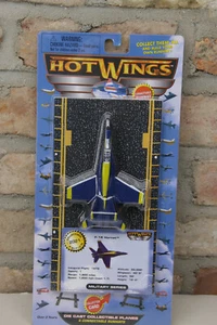 Hot Wings F-18 Hornet #14107 Blue 2021 Die Cast Metal Airplane - NEW Old Stock - Picture 1 of 2