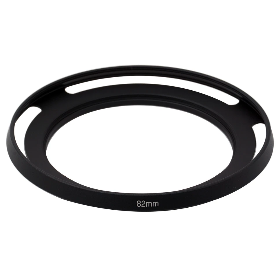 72mm 77mm 82mm Metal Tilted Vented Lens Hood for Leica Voigtlander Sony Fuji - Image 1 of 1