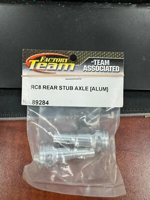 TEAM ASSOCIATED 89284 RC8 RC8T 1/8 BUGGY / TRUGGY ALLUMINUM REAR STUB AXLE - Image 1 of 2